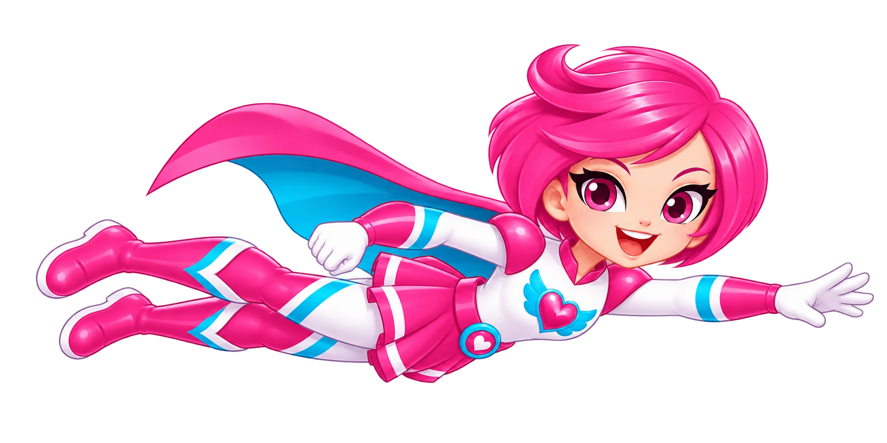 Gina flying