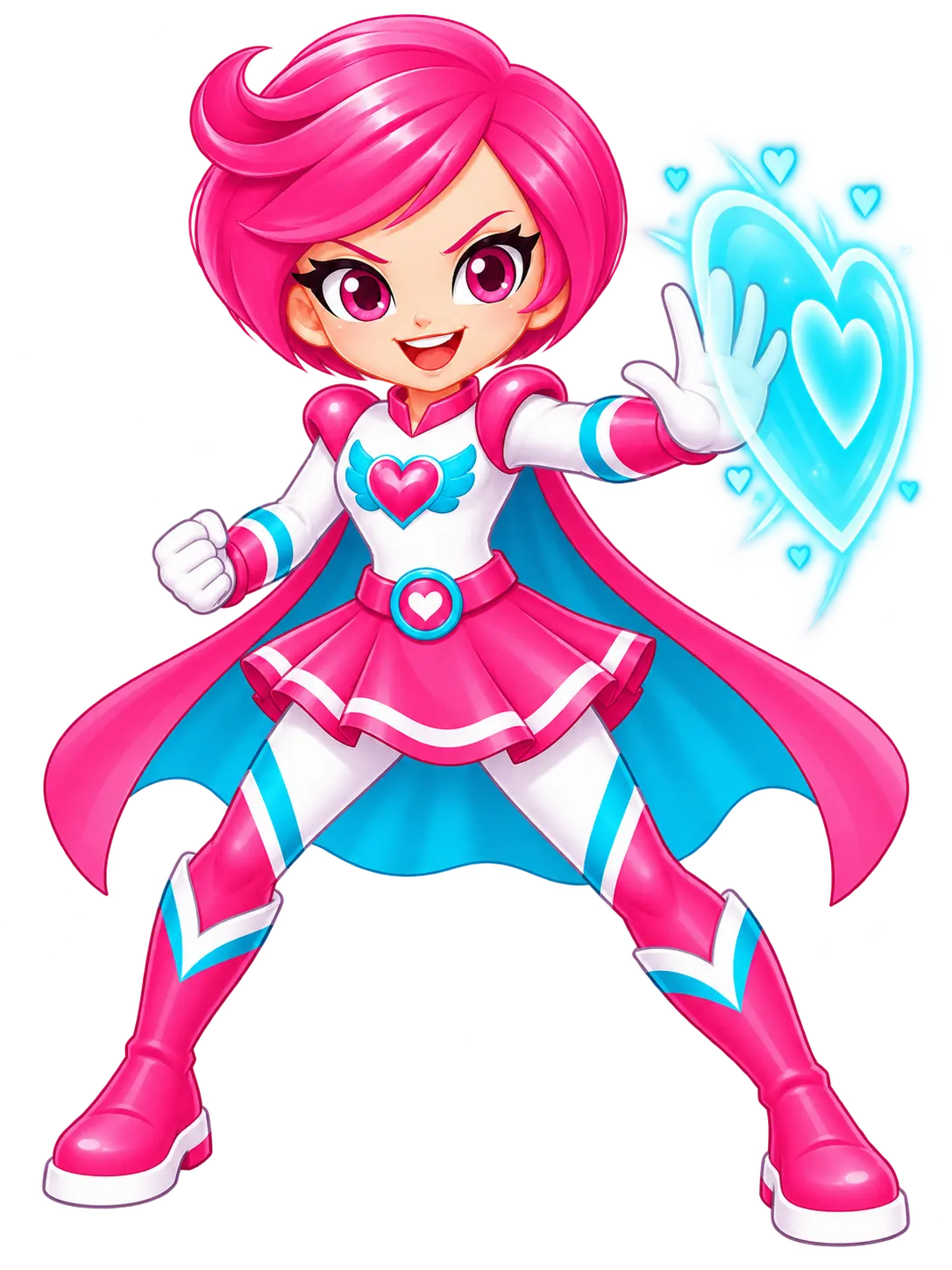 Gina Heartwing using Heartwing magic