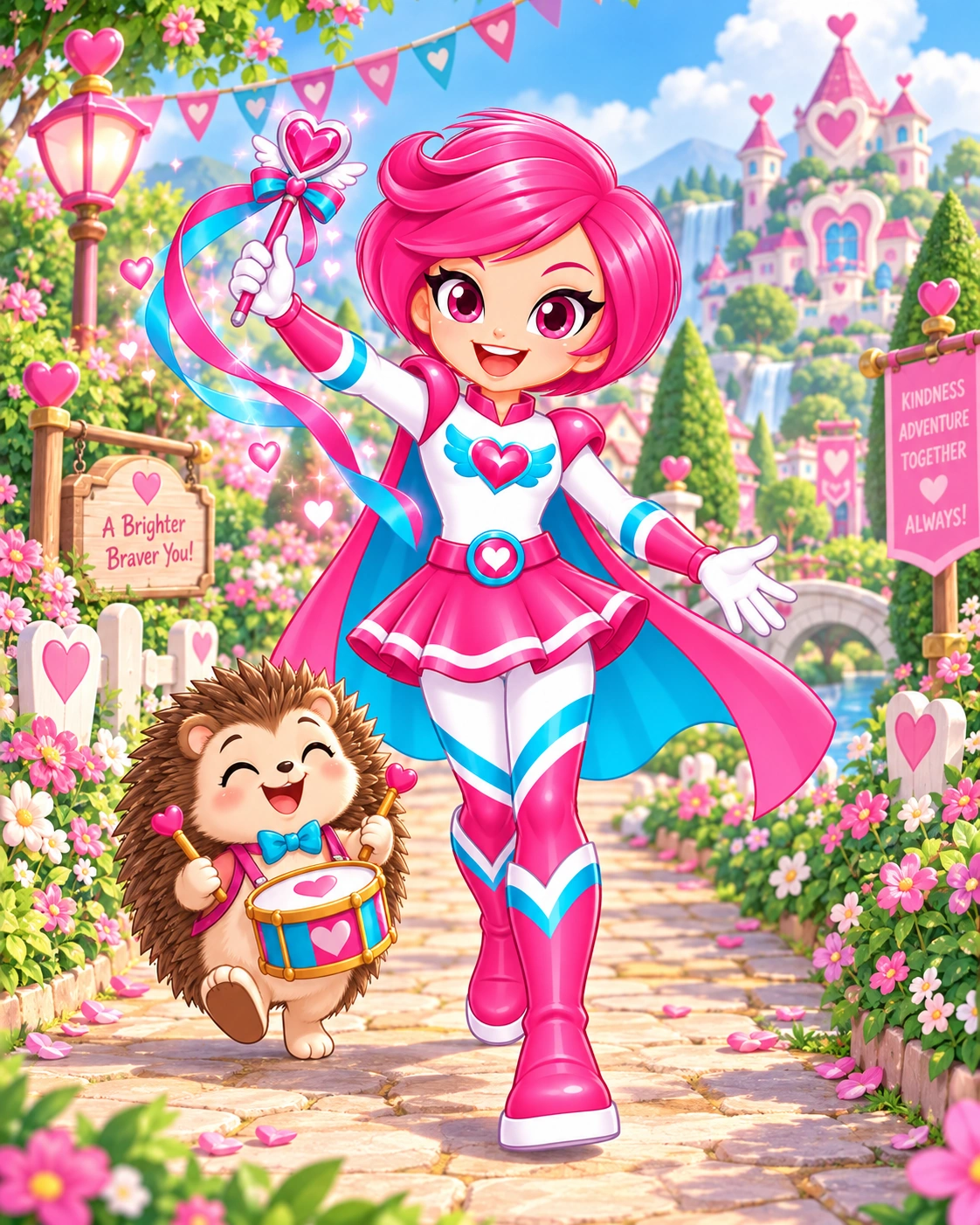 Gina Heartwing with a friend