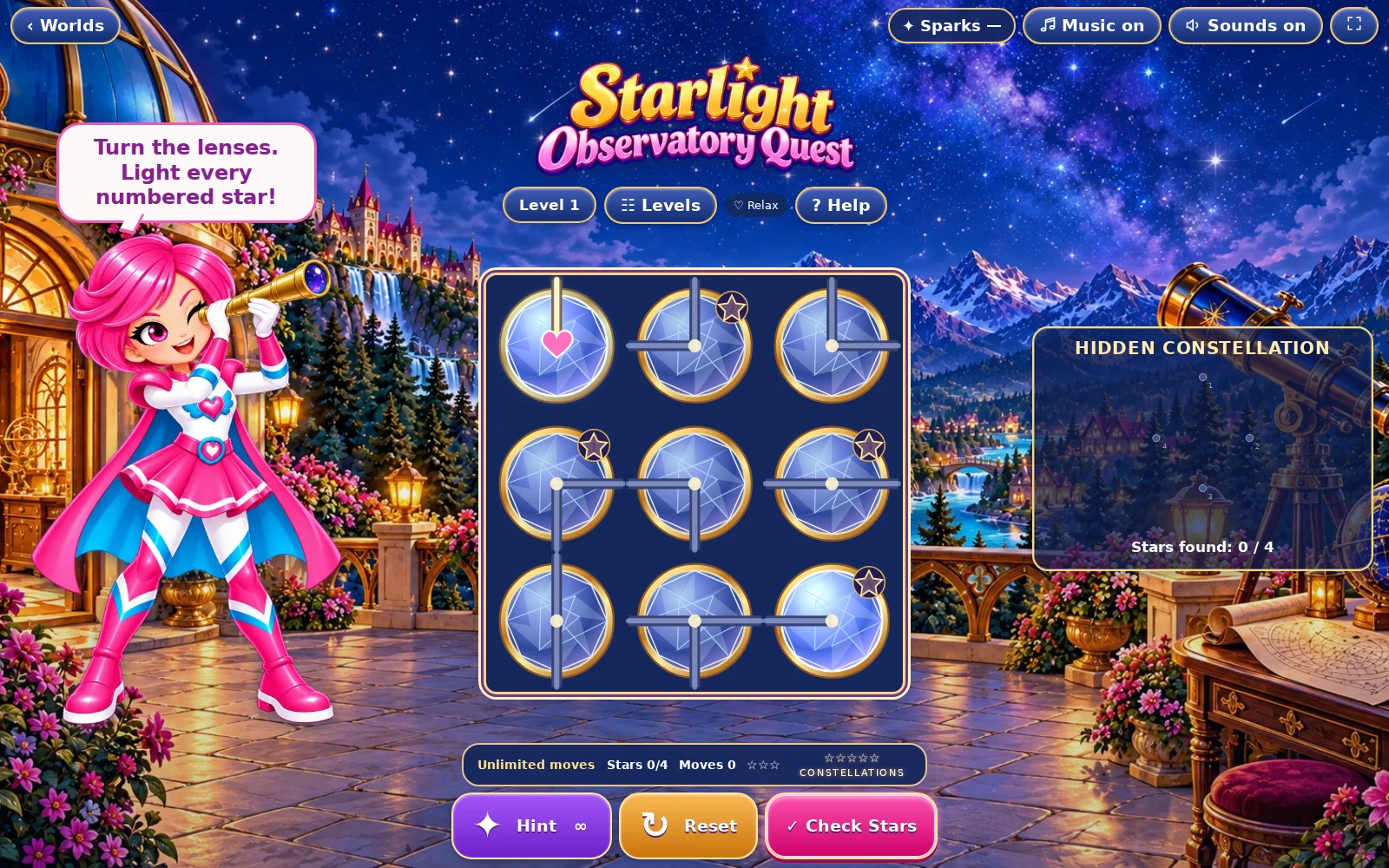 Starlight Observatory Quest preview
