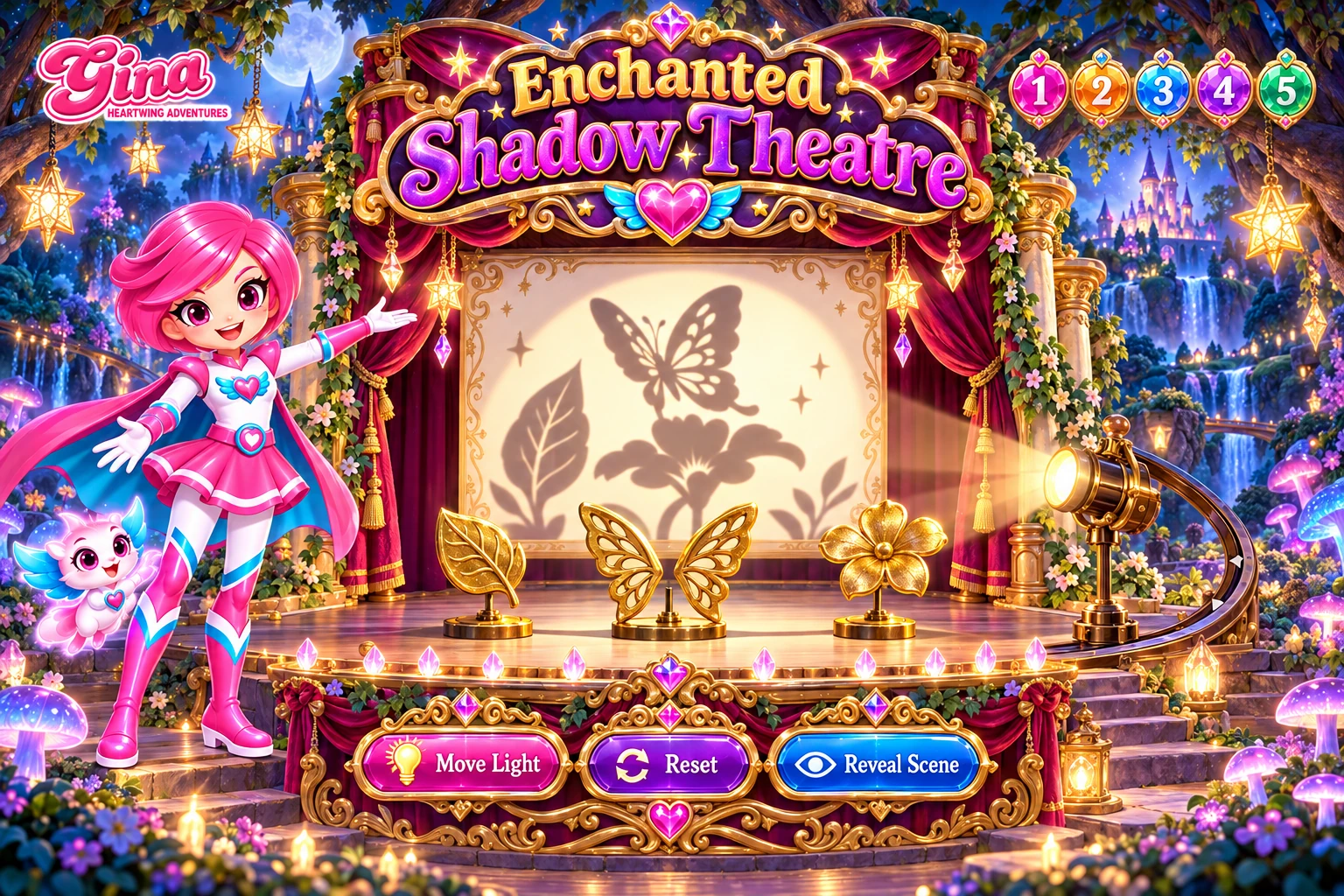 Enchanted Shadow Theatre game artwork